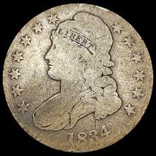 1834 Capped Bust Half Dollar NICELY CIRCULATED