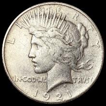 1921 Silver Peace Dollar NEARLY UNCIRCULATED