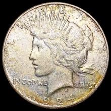 1924-S Silver Peace Dollar CLOSELY UNCIRCULATED