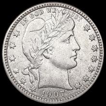 1907-O Barber Quarter CLOSELY UNCIRCULATED