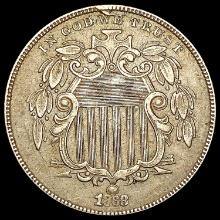 1868 Shield Nickel CLOSELY UNCIRCULATED