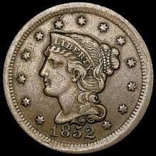 1852 Braided Hair Large Cent NEARLY UNCIRCULATED