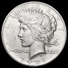 1921 Silver Peace Dollar CLOSELY UNCIRCULATED