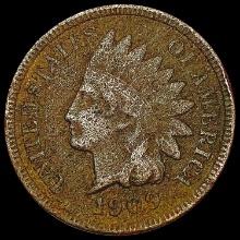 1909-S Indian Head Cent NICELY CIRCULATED