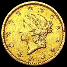 1849 Rare Gold Dollar CLOSELY UNCIRCULATED