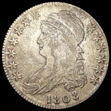 1808 Capped Bust Half Dollar LIGHTLY CIRCULATED