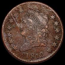 1812 Classic Head Large Cent NICELY CIRCULATED