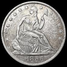 1856-O Seated Liberty Half Dollar CLOSELY UNCIRCUL