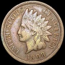 1908-S Indian Head Cent LIGHTLY CIRCULATED