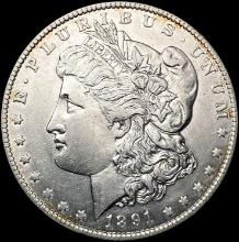 1891-O Morgan Silver Dollar CLOSELY UNCIRCULATED