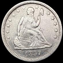 1857 Seated Liberty Quarter CLOSELY UNCIRCULATED