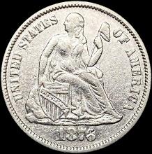 1876 Seated Liberty Dime CLOSELY UNCIRCULATED