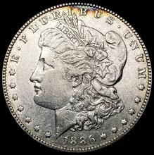 1886-O Morgan Silver Dollar NEARLY UNCIRCULATED