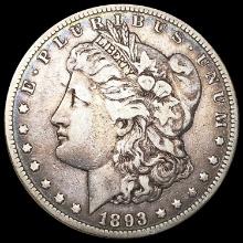 1893-CC Morgan Silver Dollar NICELY CIRCULATED