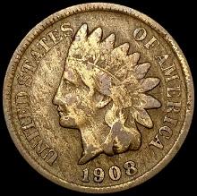 1908-S Indian Head Cent NICELY CIRCULATED