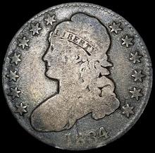 1834 Capped Bust Half Dollar NICELY CIRCULATED