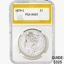 1879-S Morgan Silver Dollar PGA MS65