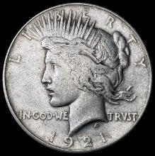 1921 Silver Peace Dollar LIGHTLY CIRCULATED