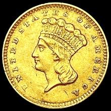 1856 Rare Gold Dollar CLOSELY UNCIRCULATED