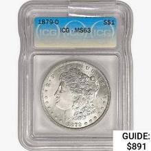 1879-O Morgan Silver Dollar ICG MS63