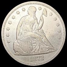 1872 Seated Liberty Dollar CLOSELY UNCIRCULATED