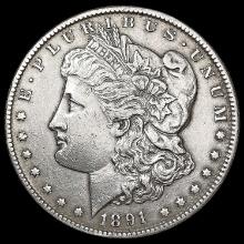 1891-CC Morgan Silver Dollar CLOSELY UNCIRCULATED