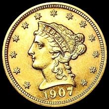 1907 $2.50 Gold Quarter Eagle UNCIRCULATED