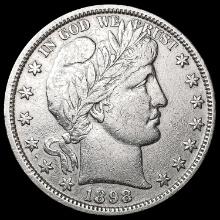 1898 Barber Half Dollar CLOSELY UNCIRCULATED