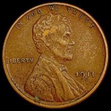 1911-S Wheat Cent CLOSELY UNCIRCULATED