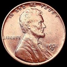 1931-D RED Wheat Cent CHOICE BU