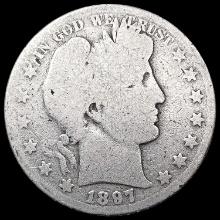 1897-O Barber Half Dollar NICELY CIRCULATED