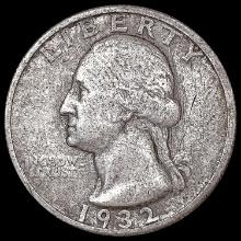 1932-S Washington Silver Quarter LIGHTLY CIRCULATE