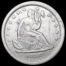 1838 Seated Liberty Quarter NEARLY UNCIRCULATED