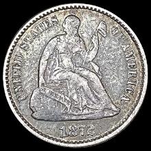 1872 Seated Liberty Half Dime CLOSELY UNCIRCULATED