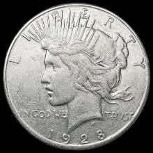 1928 Silver Peace Dollar CLOSELY UNCIRCULATED