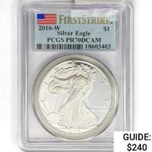 2010-W American Silver Eagle PCGS PR70 DCAM