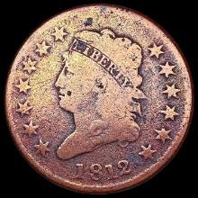 1812 Classic Head Large Cent NICELY CIRCULATED