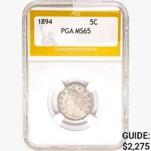 1894 Liberty Victory Nickel PGA MS65