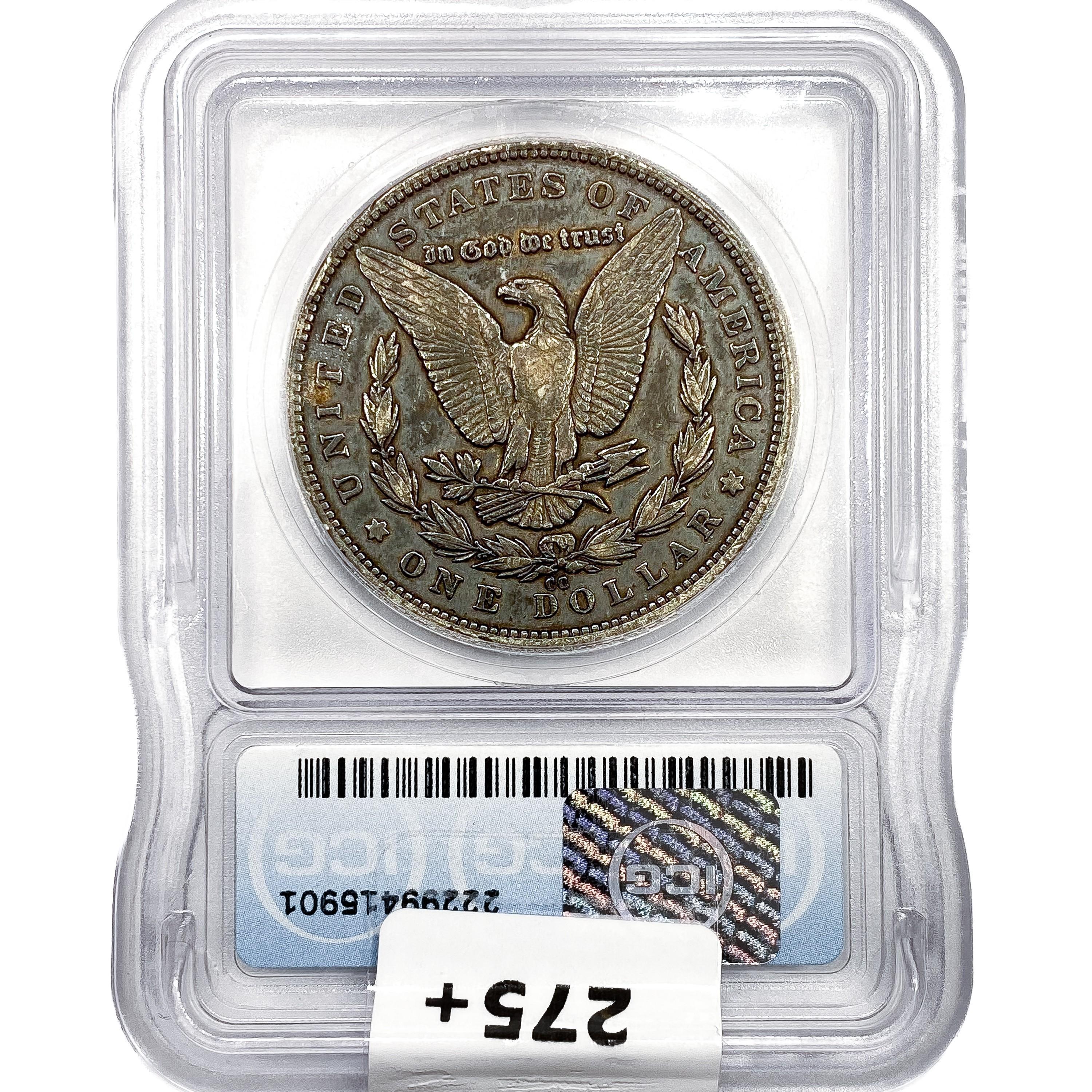 1879-CC Morgan Silver Dollar ICG EF40