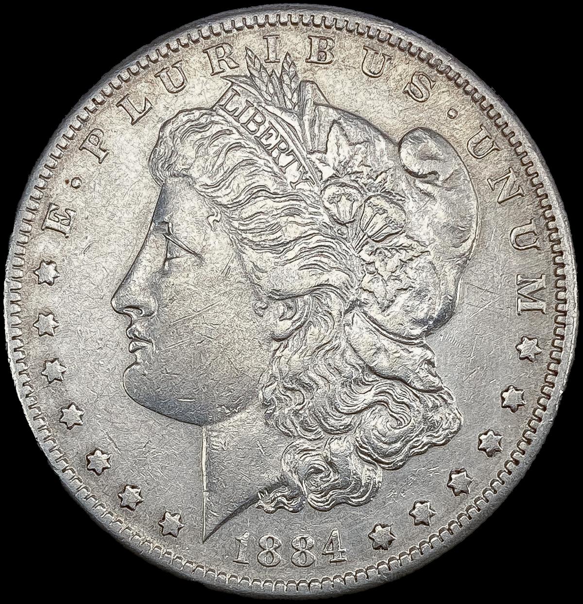 1884-S Morgan Silver Dollar CLOSELY UNCIRCULATED