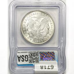 1921 Morgan Silver Dollar ICG MS65