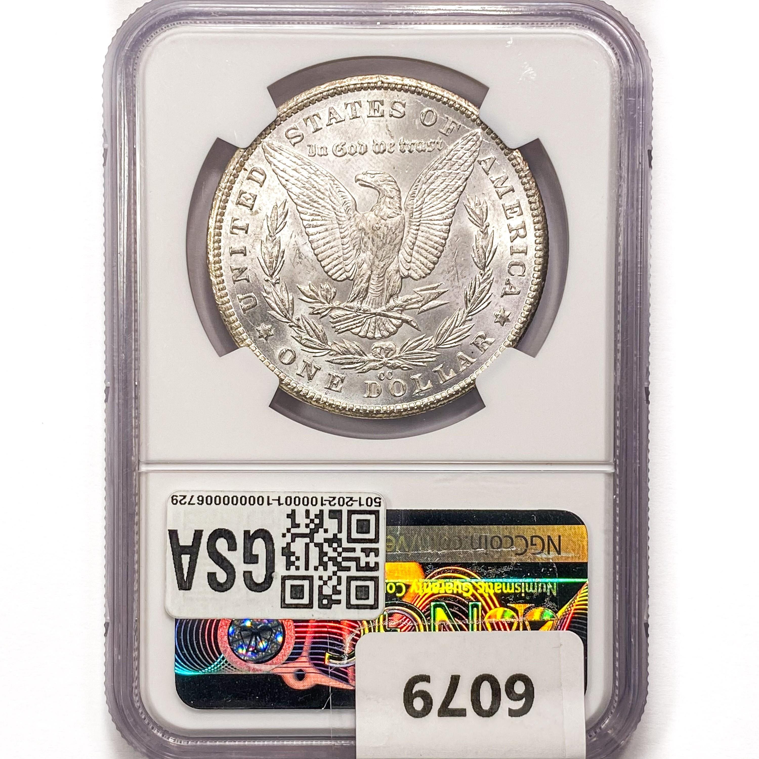 1881-CC Morgan Silver Dollar NGC MS62