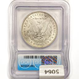 1896-O Morgan Silver Dollar ICG AU50