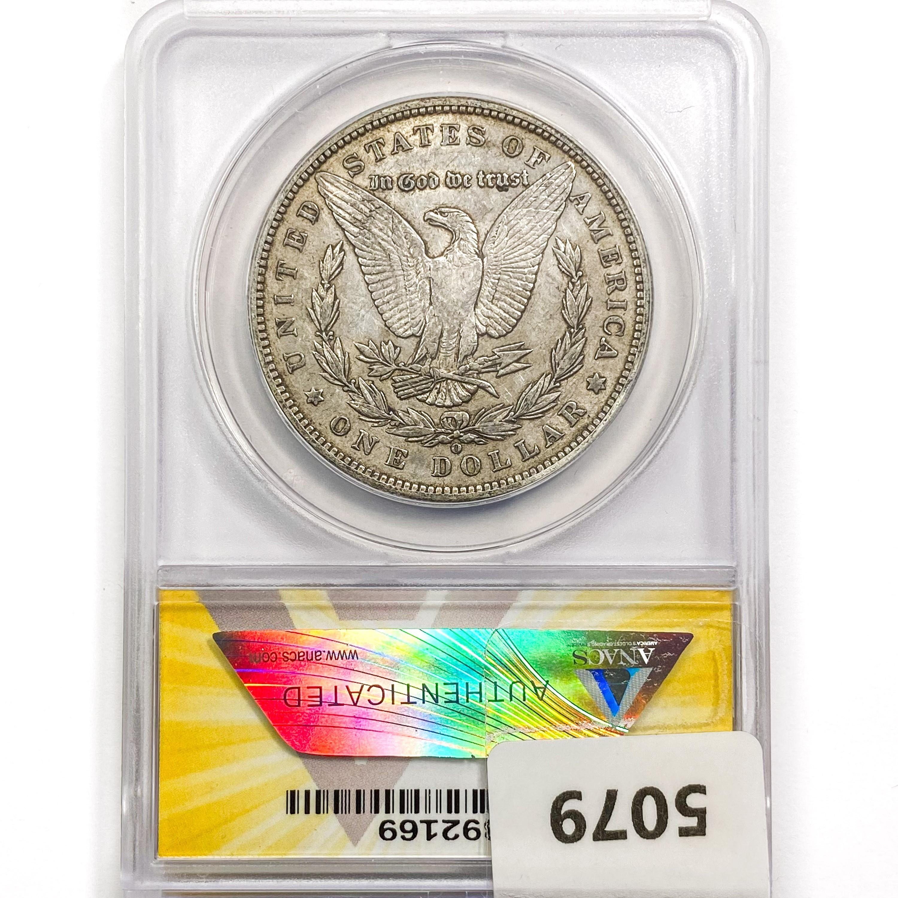 1886-O Morgan Silver Dollar ANACS EF45