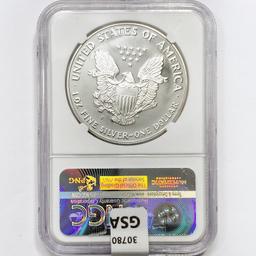 1993-P American Silver Eagle NGC PF69 UC