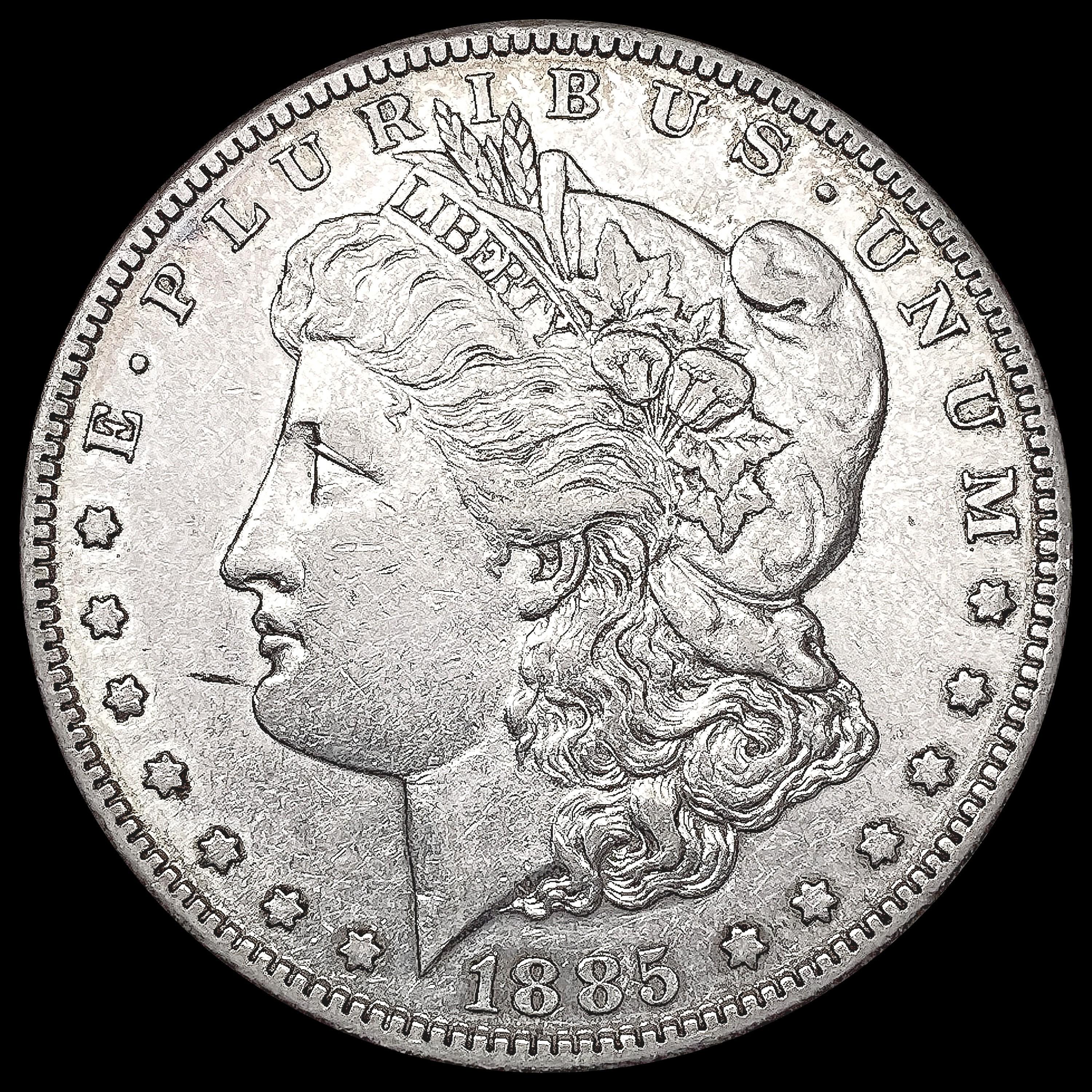 1885-S Morgan Silver Dollar CLOSELY UNCIRCULATED