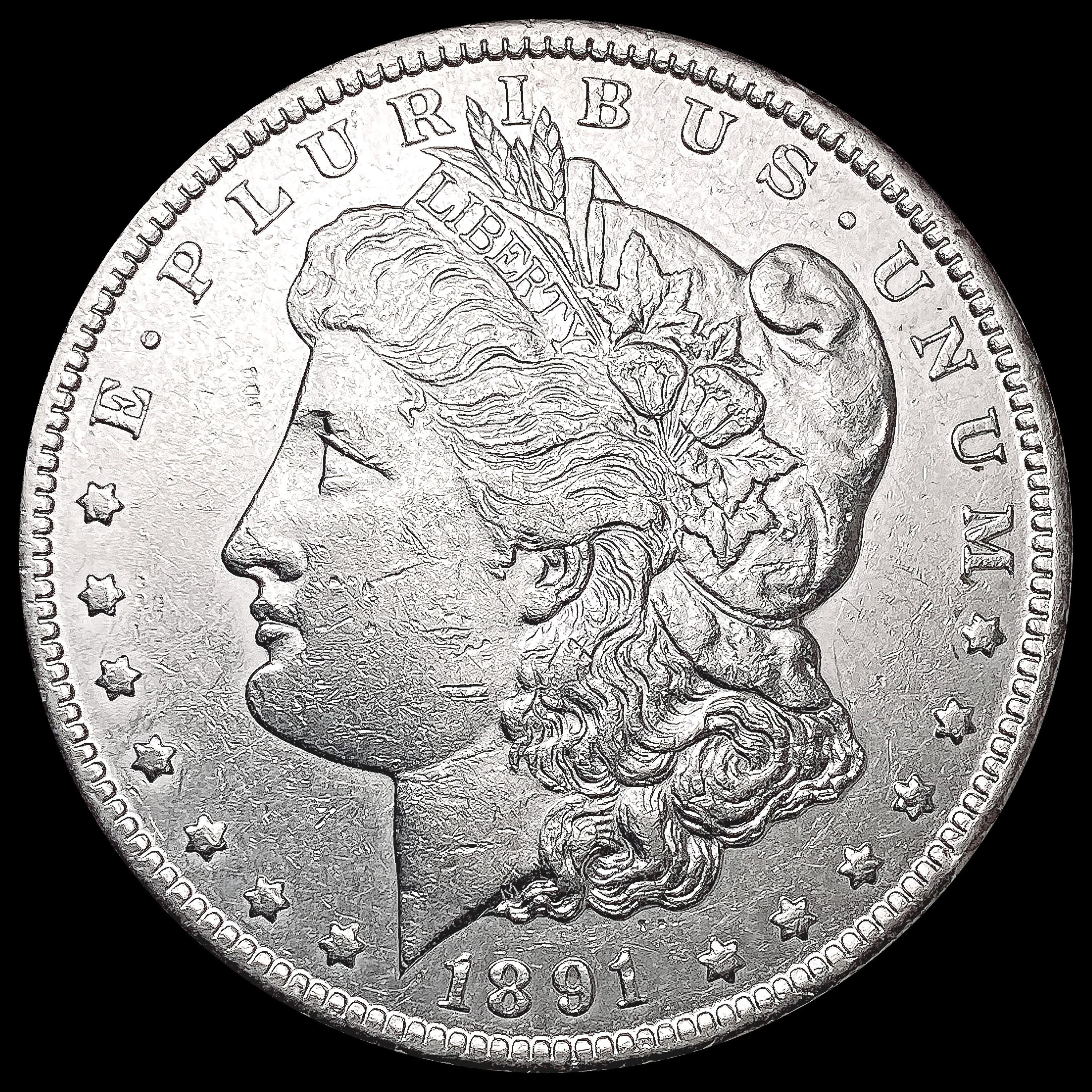 1891-CC Morgan Silver Dollar UNCIRCULATED