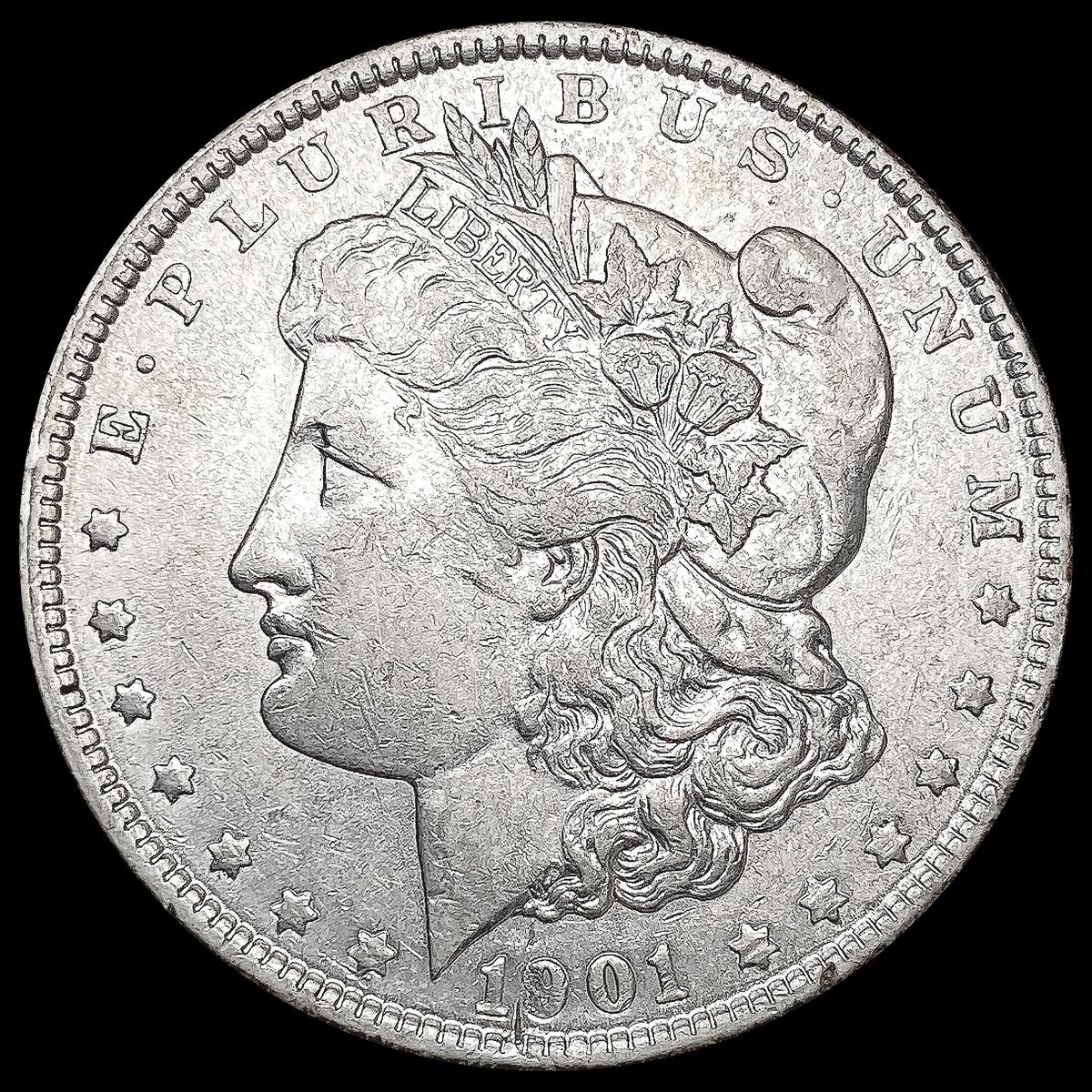 1901 Morgan Silver Dollar CLOSELY UNCIRCULATED