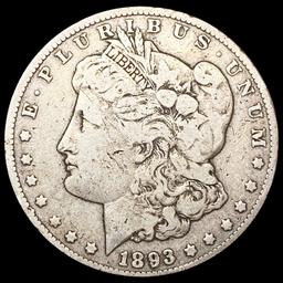 1893-CC Morgan Silver Dollar NICELY CIRCULATED