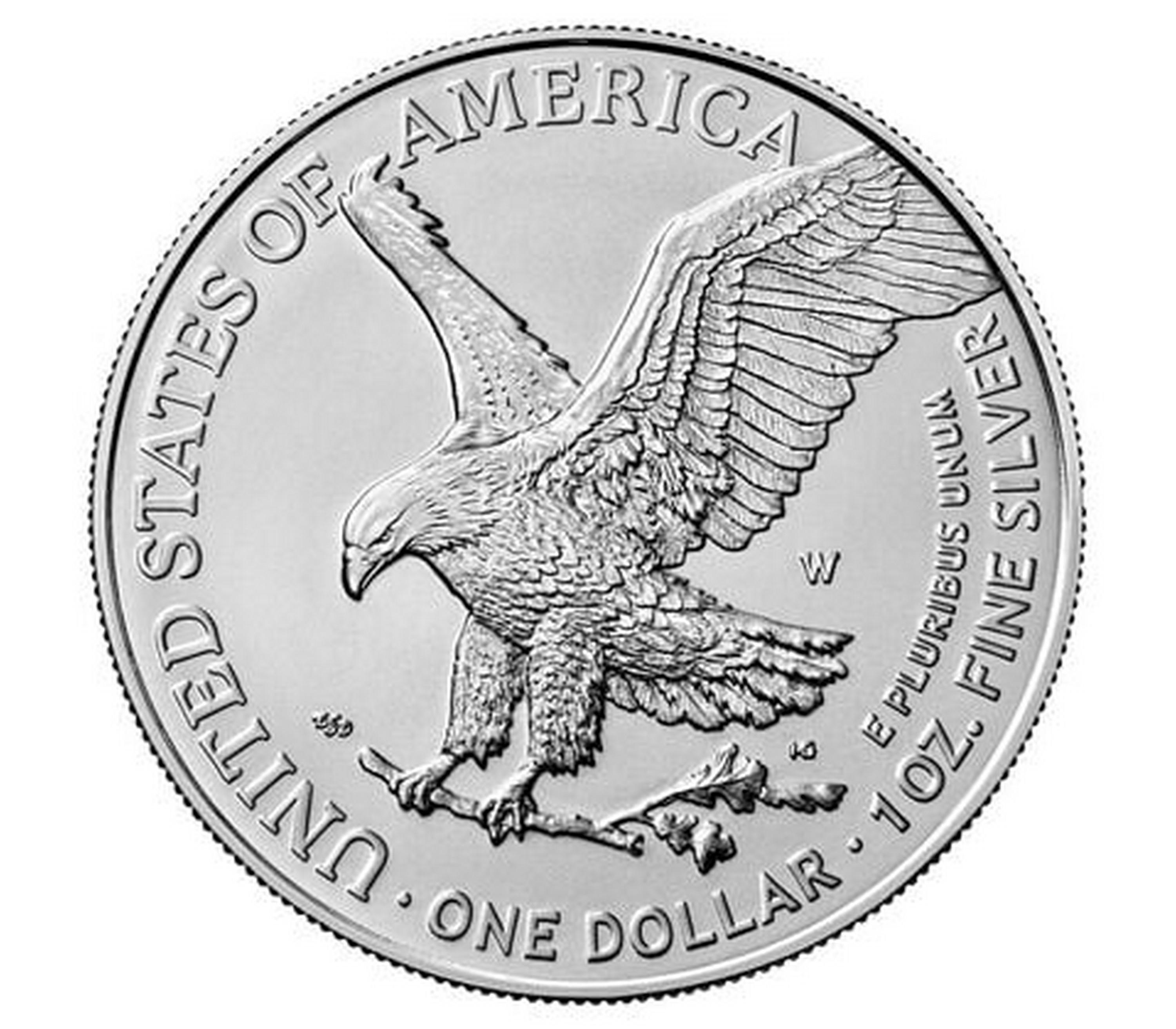 American Eagle 2023-W BURNISHED 1oz Sil UNC